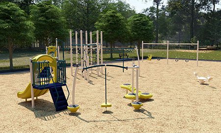 Nantyr Park playground rendering