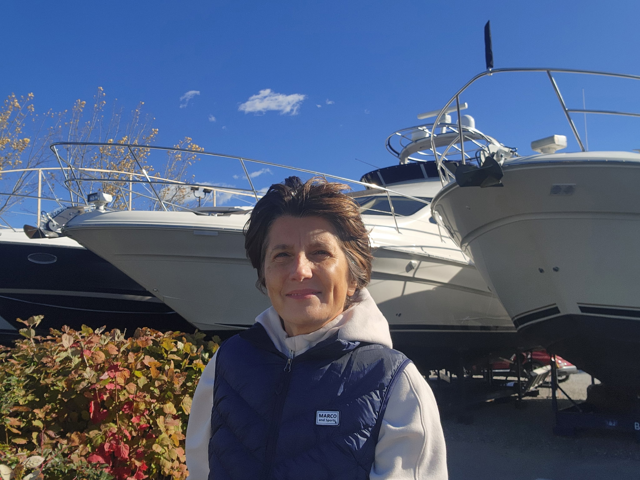 Image of Monika Fermoni, Founder & CEO of Marco & Sports, a community that received support from DMZ Innisfil to expand the business regionally. 