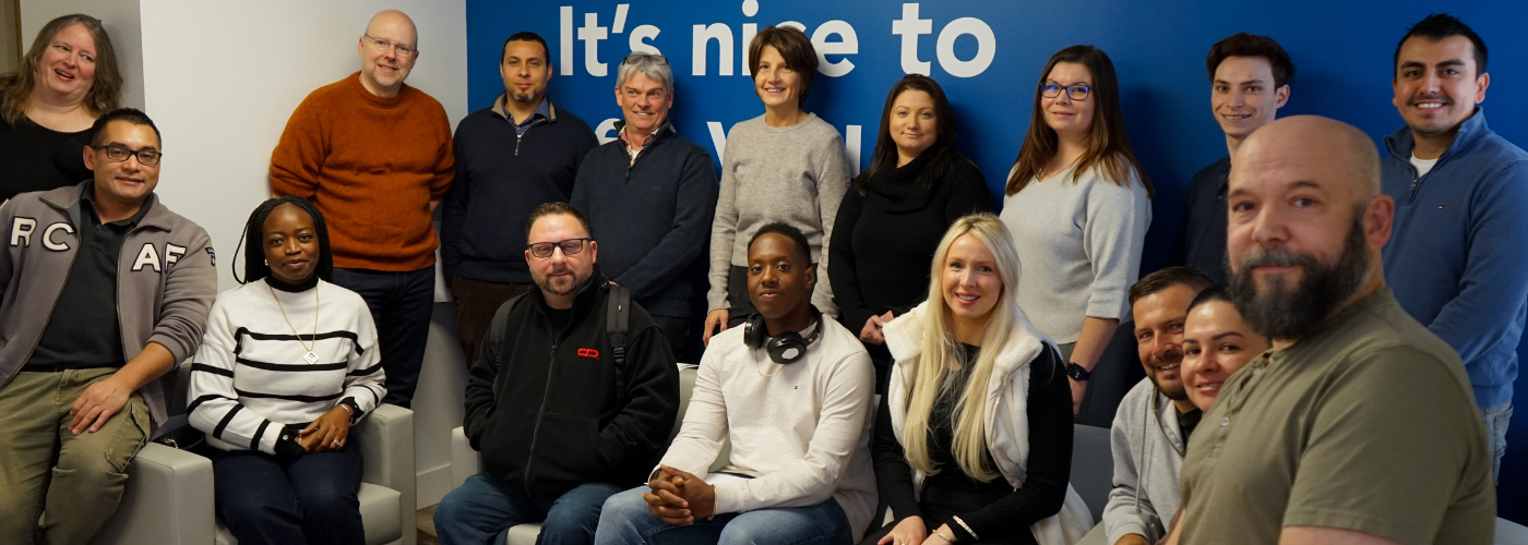 Group of DMZ Innisfil program graduates at their graduation event.