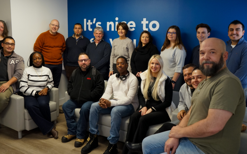 Group of DMZ Innisfil program graduates during the recent graduation event.