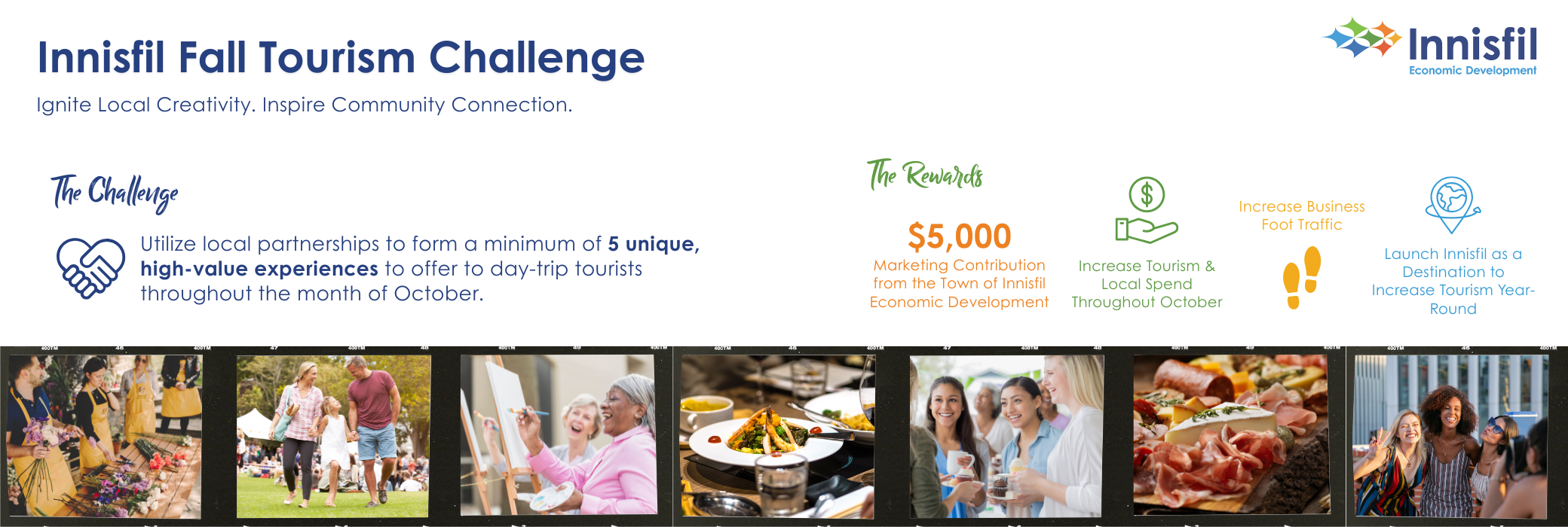 Innisfil Fall Tourism Challenge aims to encourage business partnerships in order to create unique experiences that draw in tourists. 