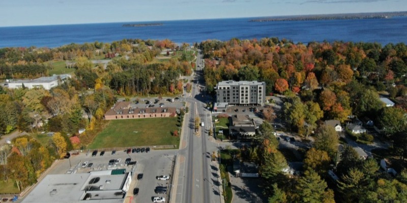 Aerial of Innisfil Beach Road