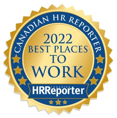 Canadian HR Reporter 2022 Award Best Places to Work