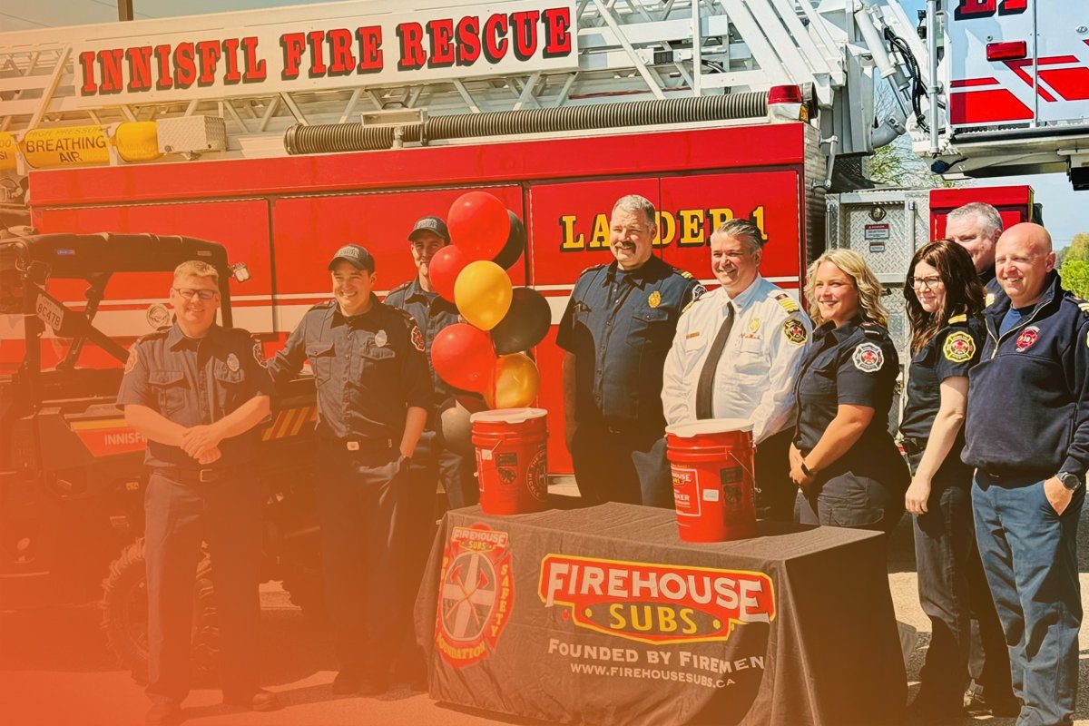 IFRS team members in front of fire truck