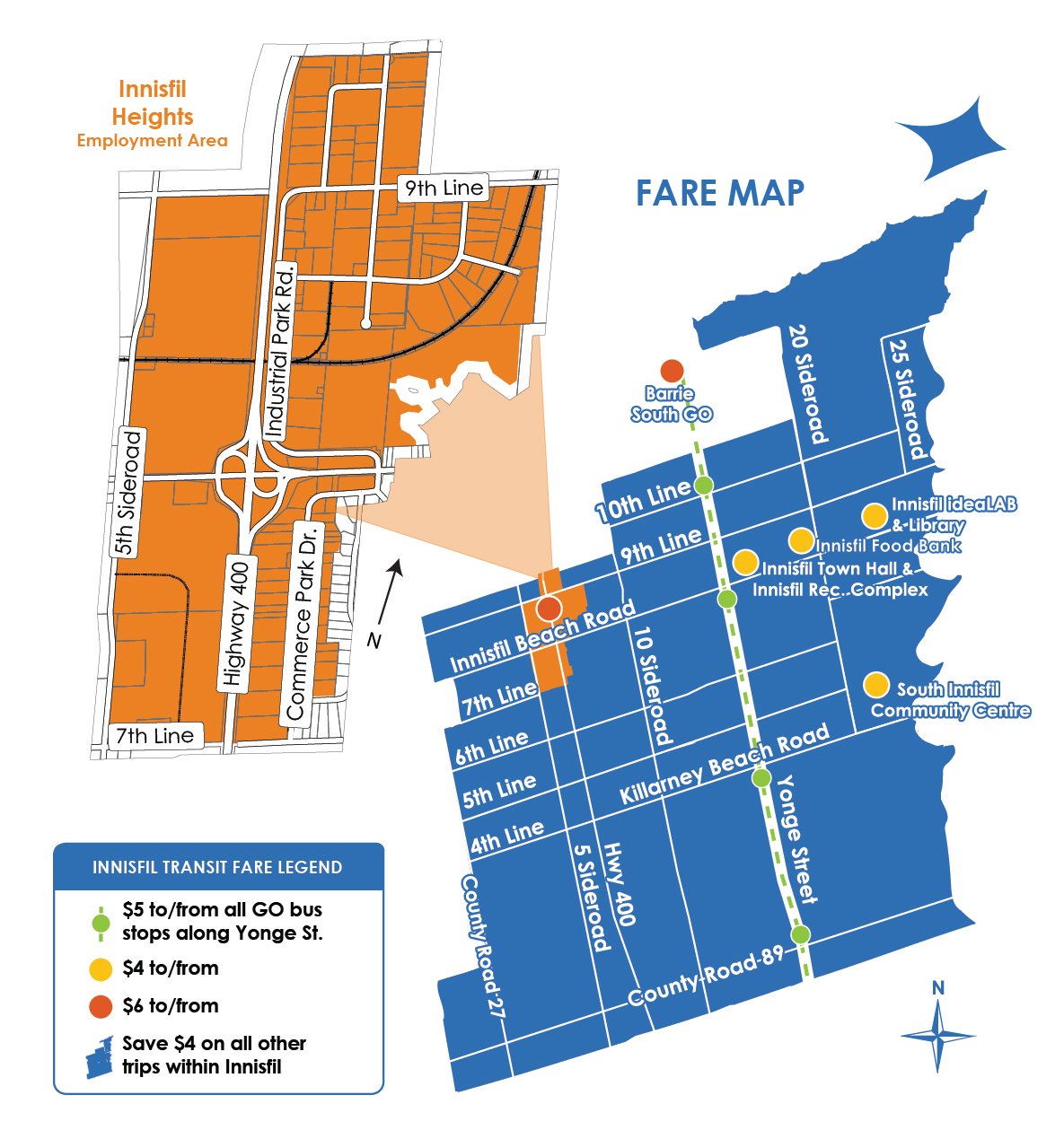 Fares And Routes Town Of Innisfil   Transit Stops 01 