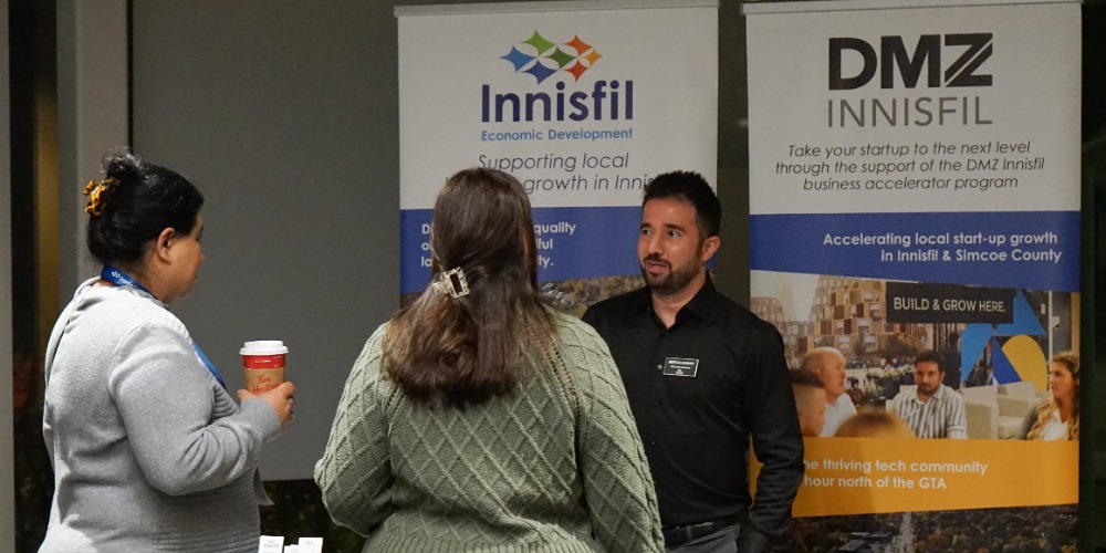 DMZ Innisfil booth at convention