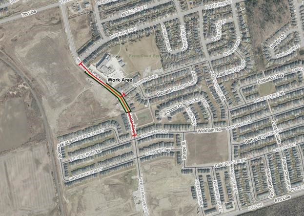 Map of Webster Boulevard