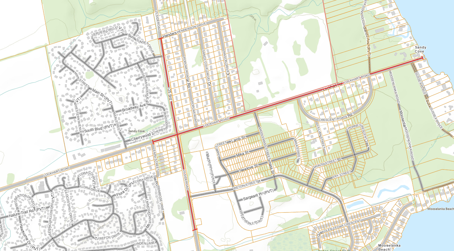 Lockhart and 25th closure map