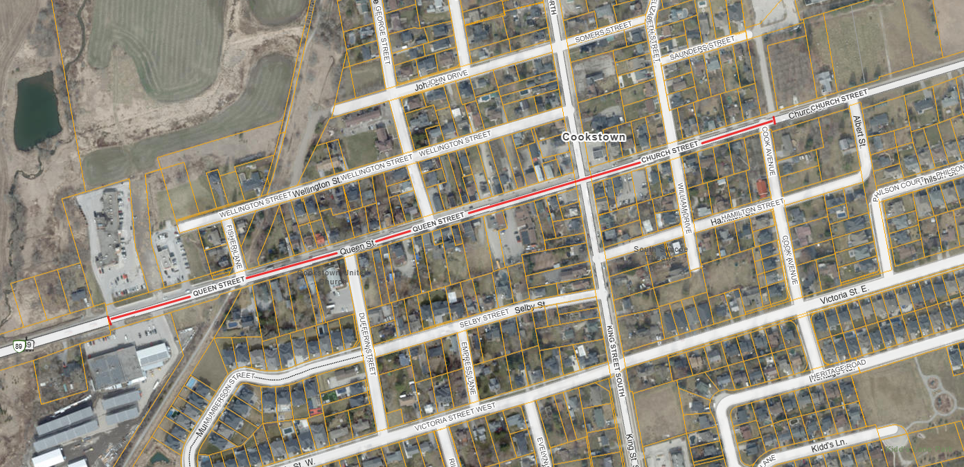 Road closure map for Cookstown parade