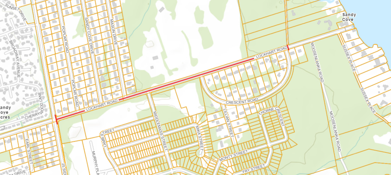 Lockhart road closure