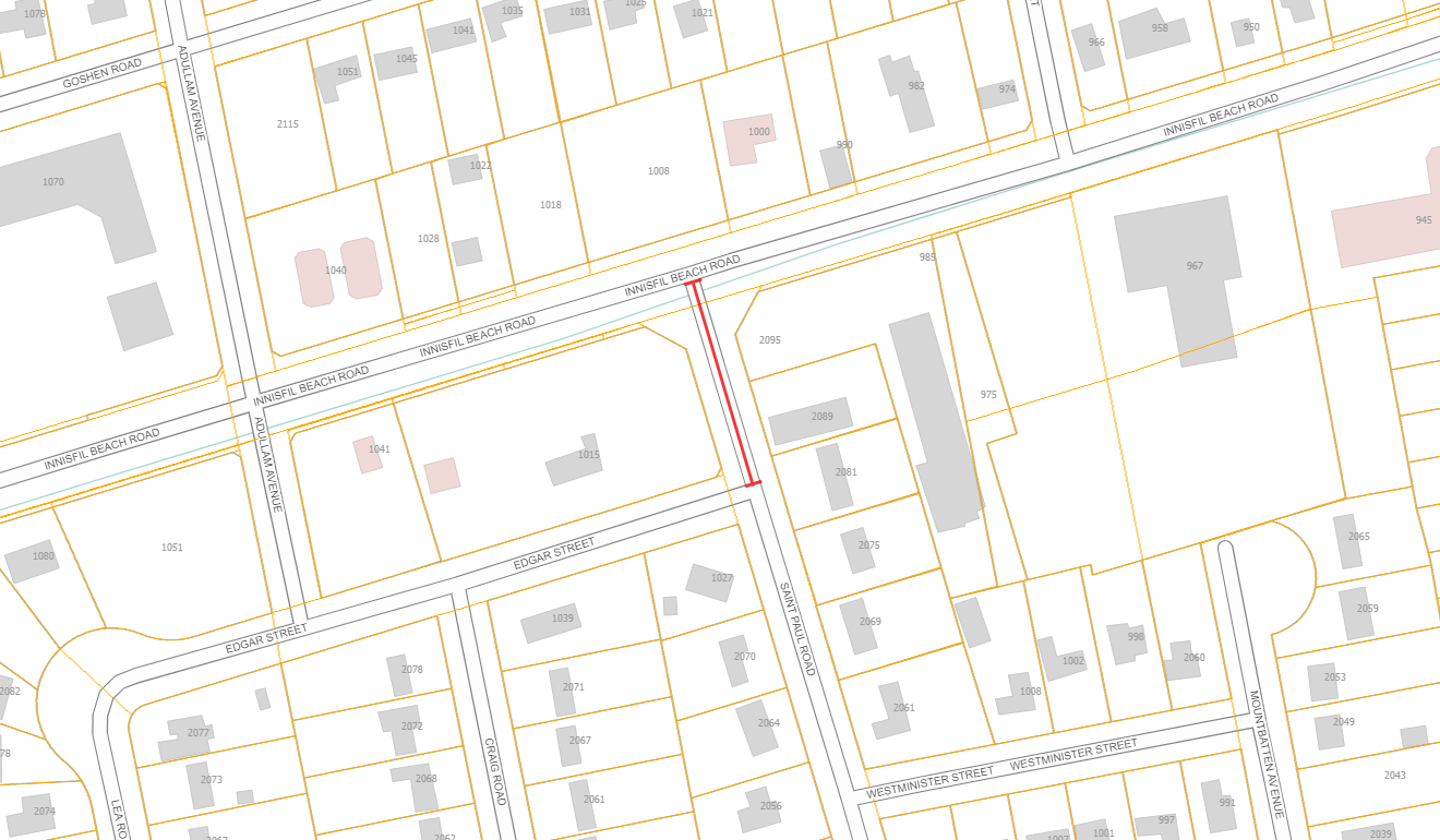 Closure of st paul road