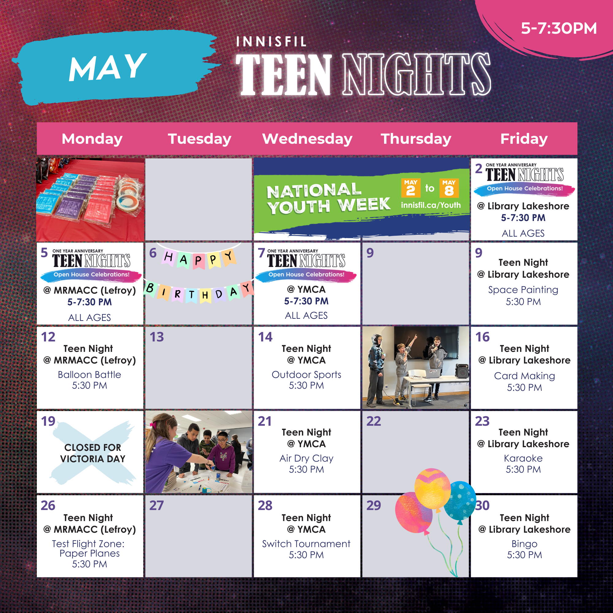 May calendar