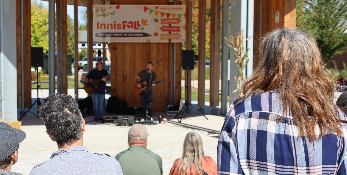 Band performing at InnisFALL