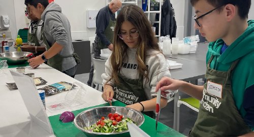 Youth cooking