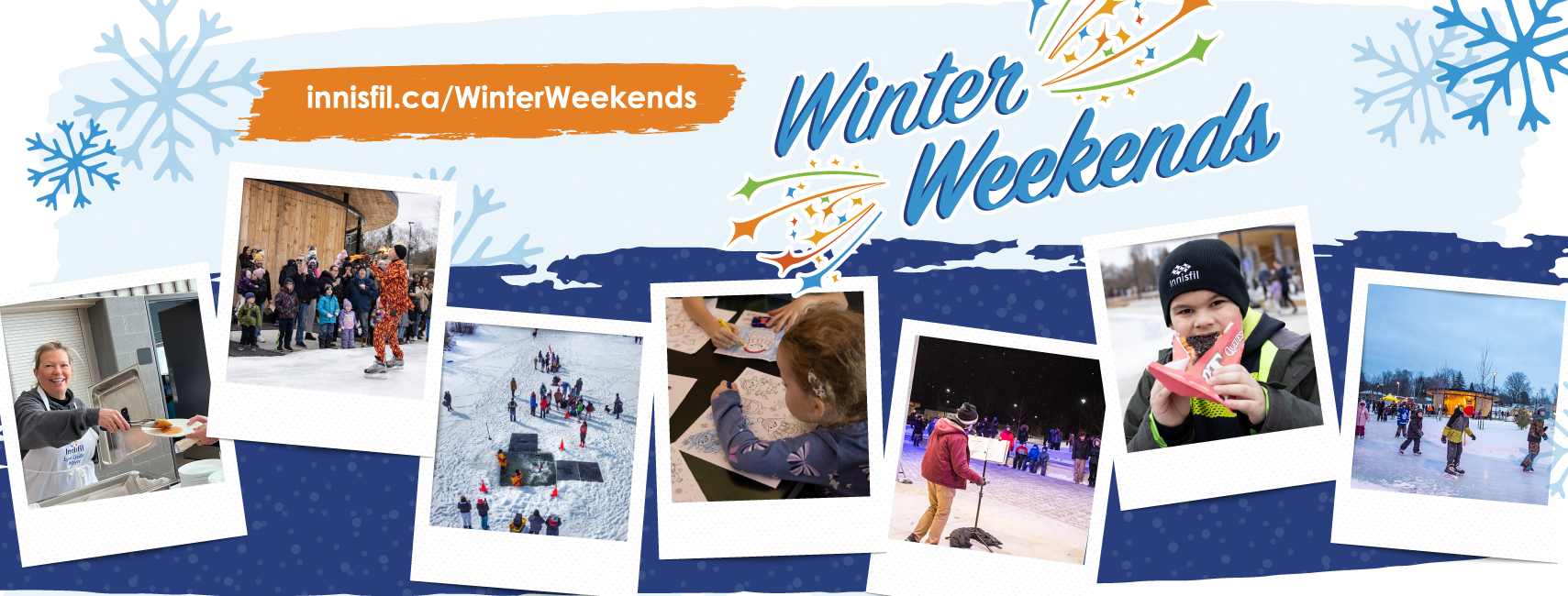 Winter Weekends collage of photos