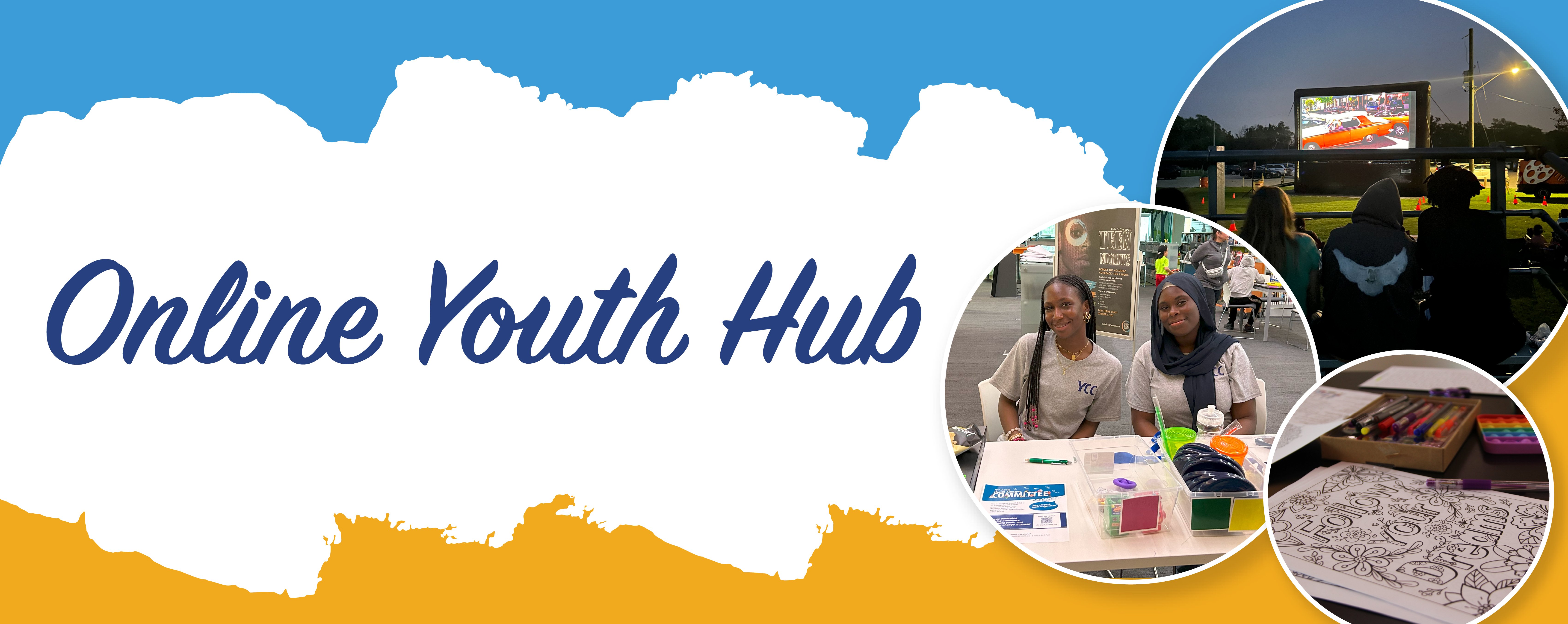 Online Youth Hub web banner