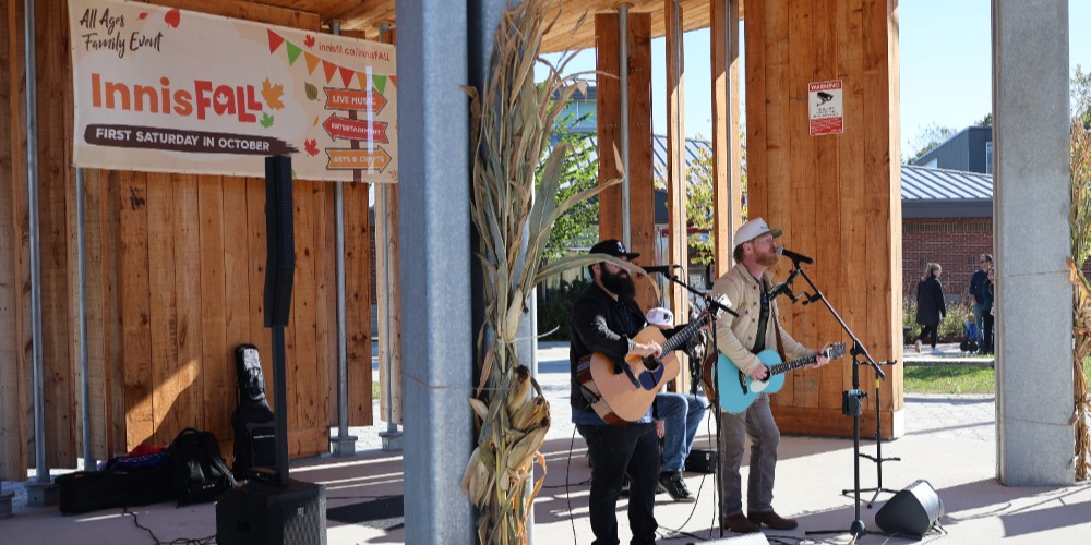 Band performing at InnisFALL