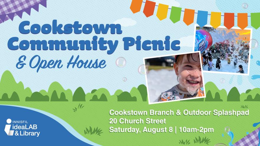 Cookstown Picnic on August 8 from 10 am to 2 pm
