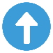 Icon with arrow pointing up